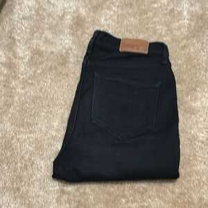 Madewell Roadtripper Black Skinny Jeans Size 26